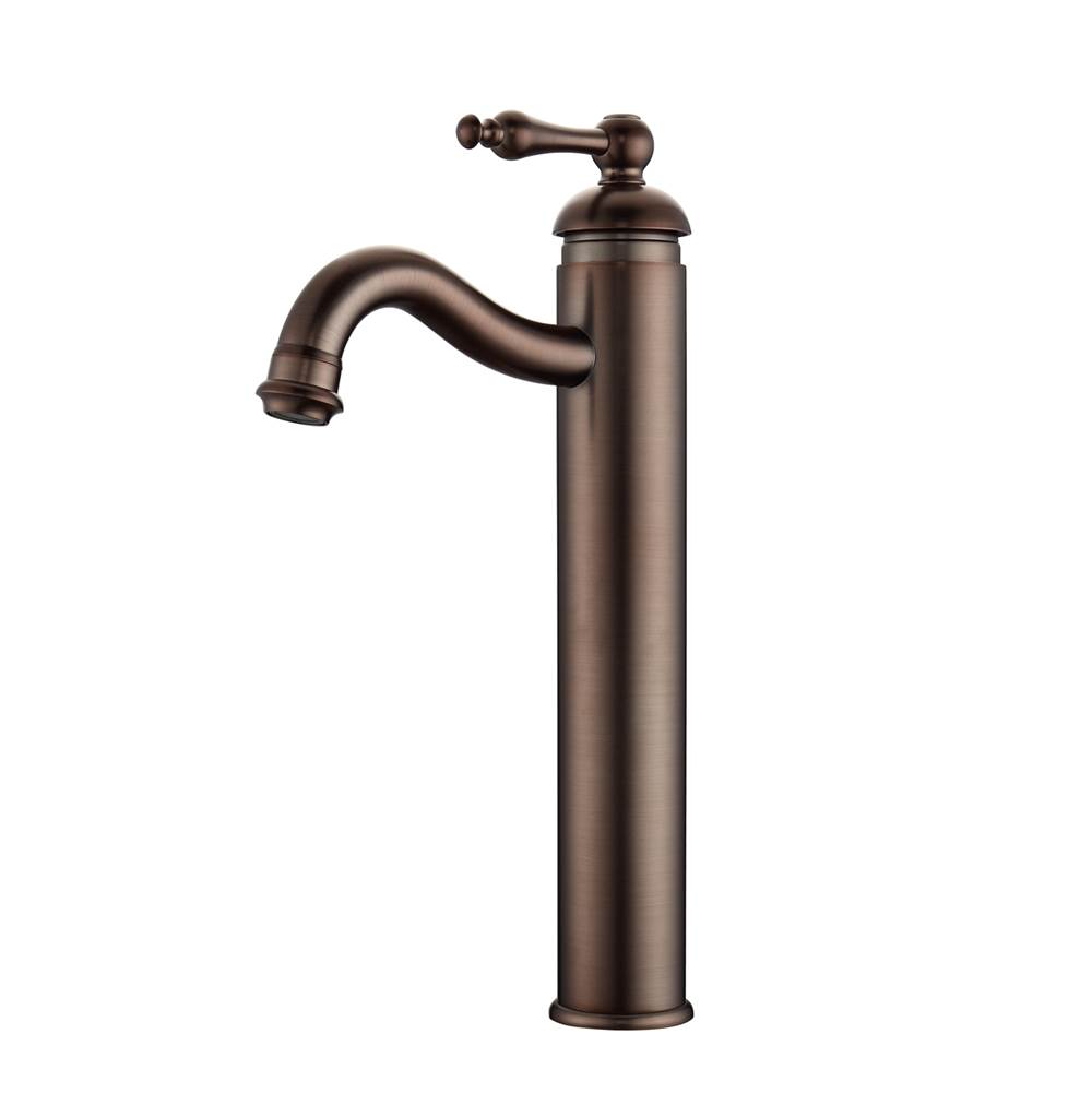 Barclay Afton Single Handle VesselFaucet with Hoses, ORB