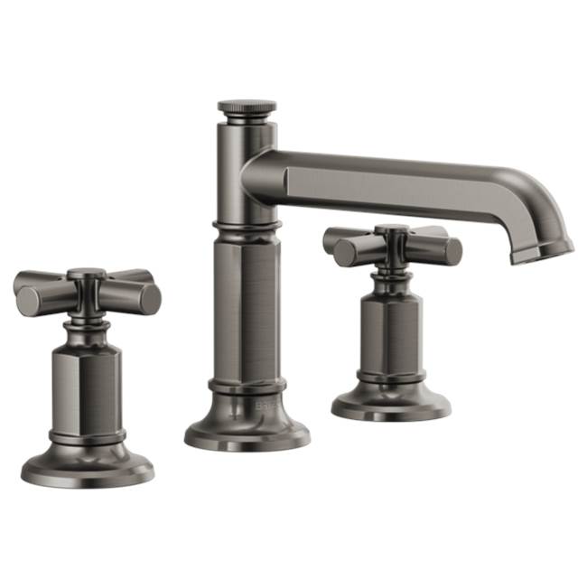 Brizo Invari® Widespread Lavatory Faucet with Column Spout - Less Handles 1.2 GPM