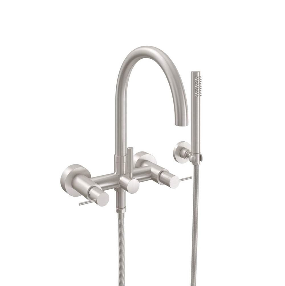 California Faucets Contemporary Wall Mount Tub Filler - Arc Spout