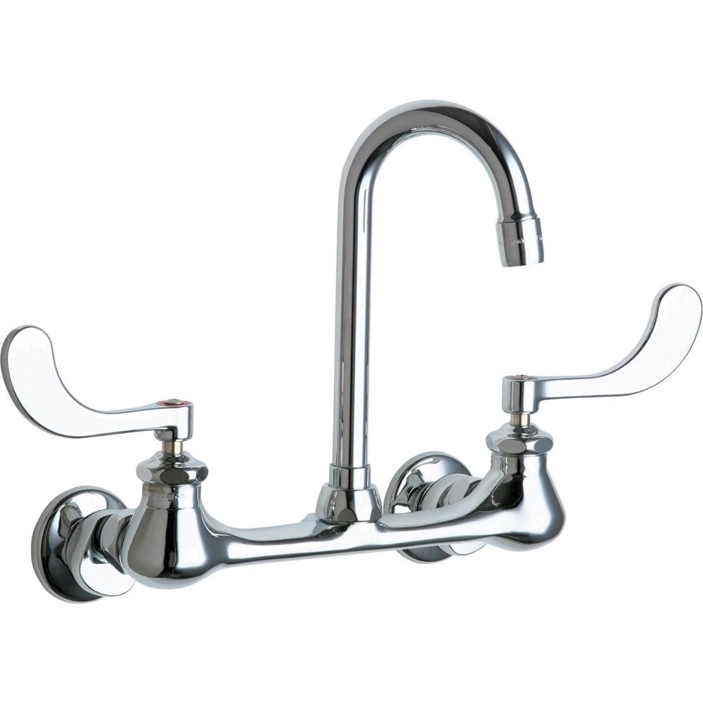 Chicago Faucets FLUSHING RIM SINK FTG WALL MNT
