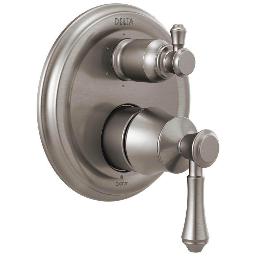 Delta Faucet Cassidy™ Traditional 2-Handle Monitor® 14 Series Valve Trim with 6-Setting Integrated Diverter