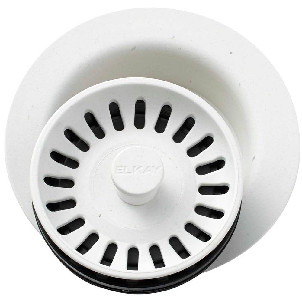 Elkay Polymer 3-1/2'' Disposer Flange with Removable Basket Strainer and Rubber Stopper Ricotta