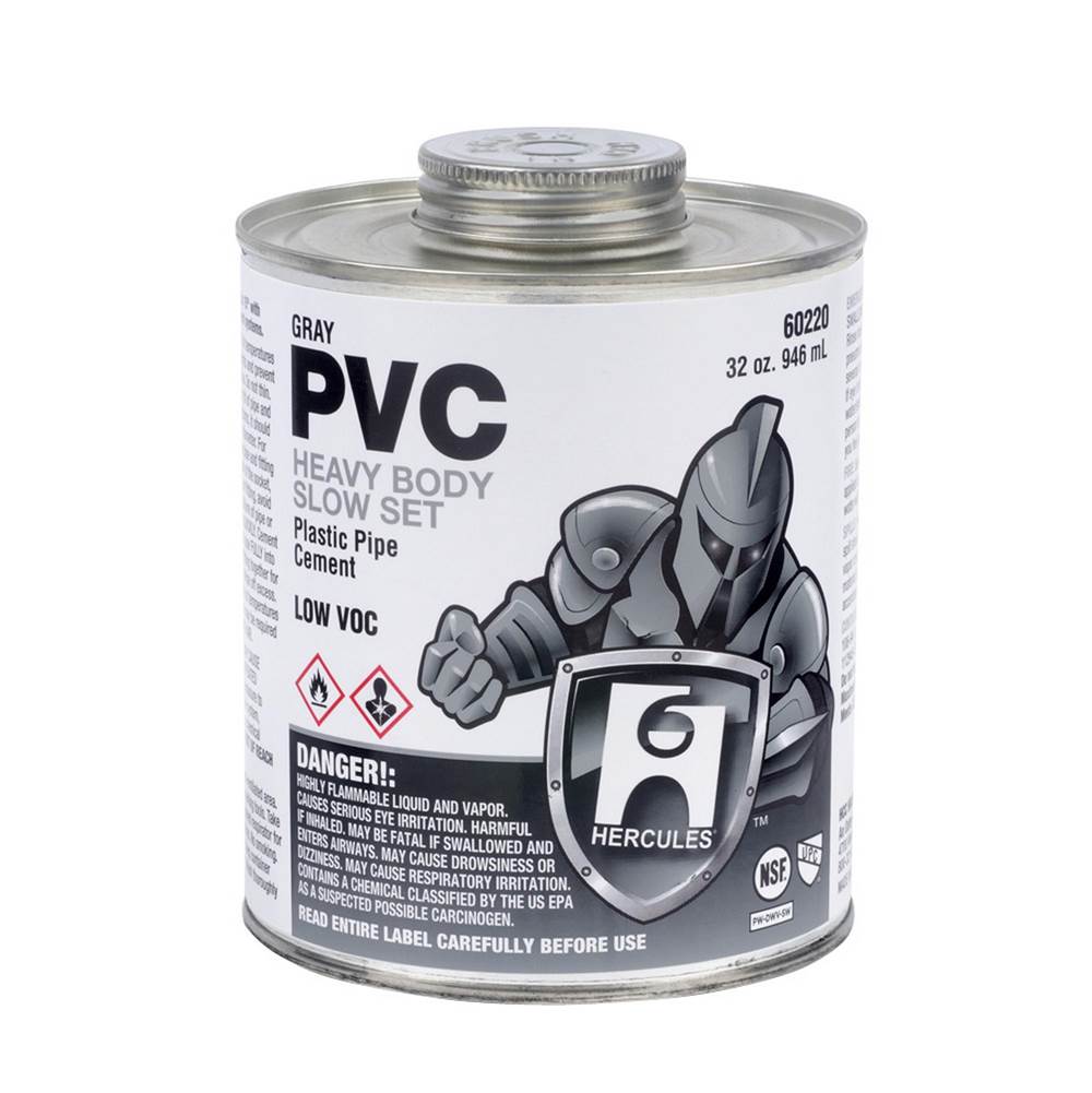 Hercules 1/2 Pt Gray Pvc Plastic Pipe Cement