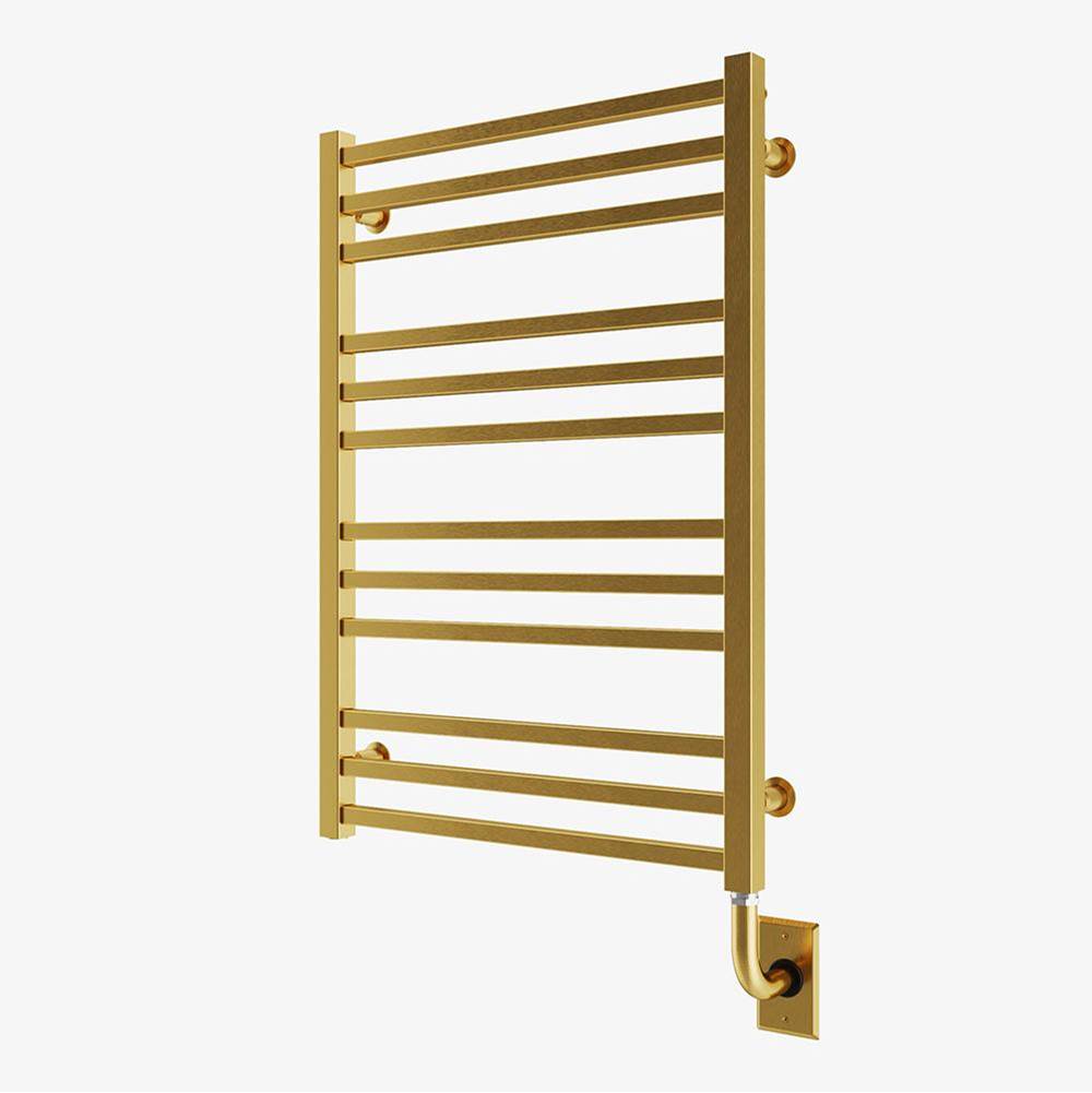 ICO Bath 23.5''x31'' Avento Electric Plug-In Towel Warmer - PVD Brushed Gold