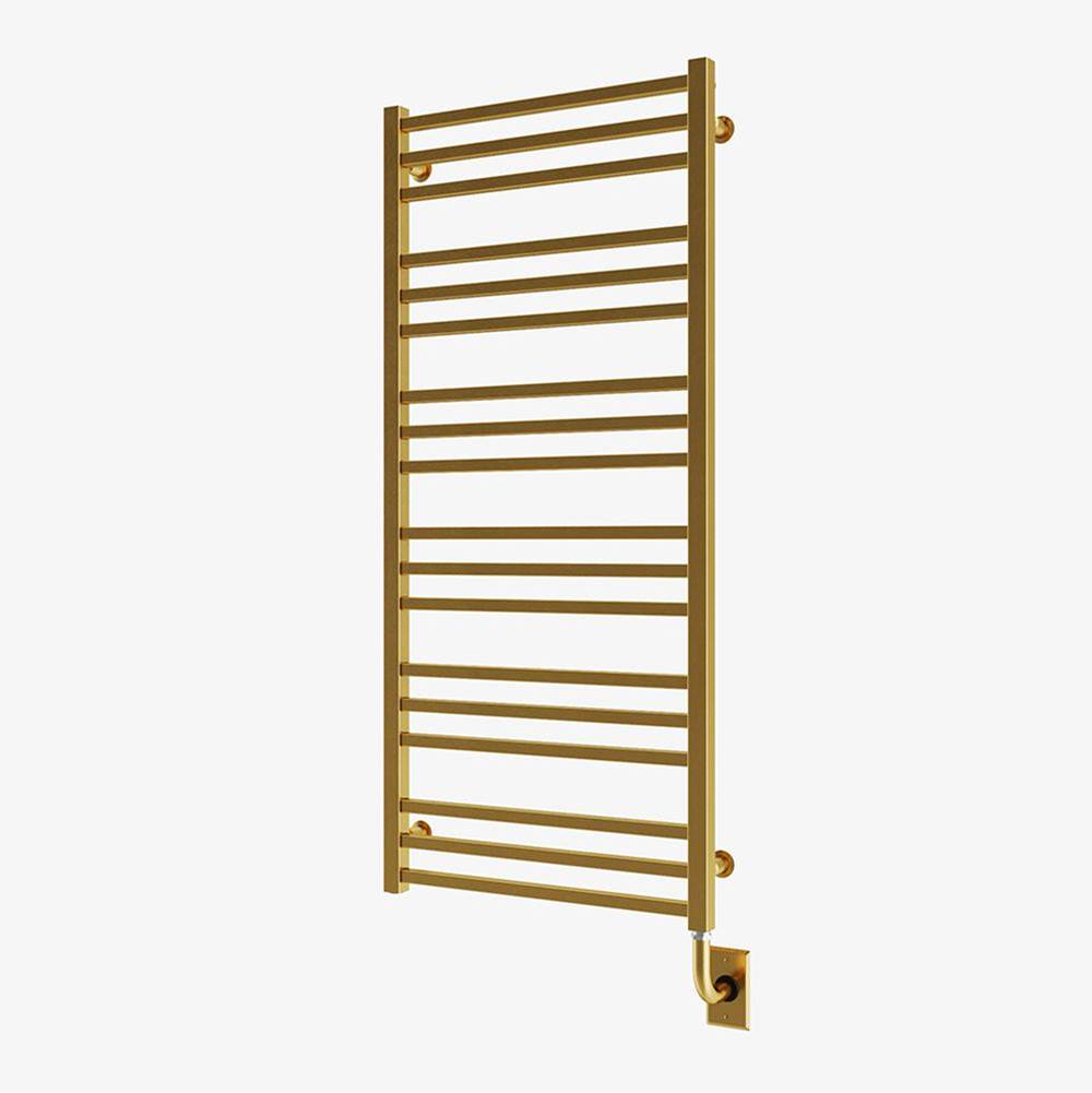 ICO Bath 23.5''x47.5'' Avento Electric Plug-In Towel Warmer - PVD Brushed Gold