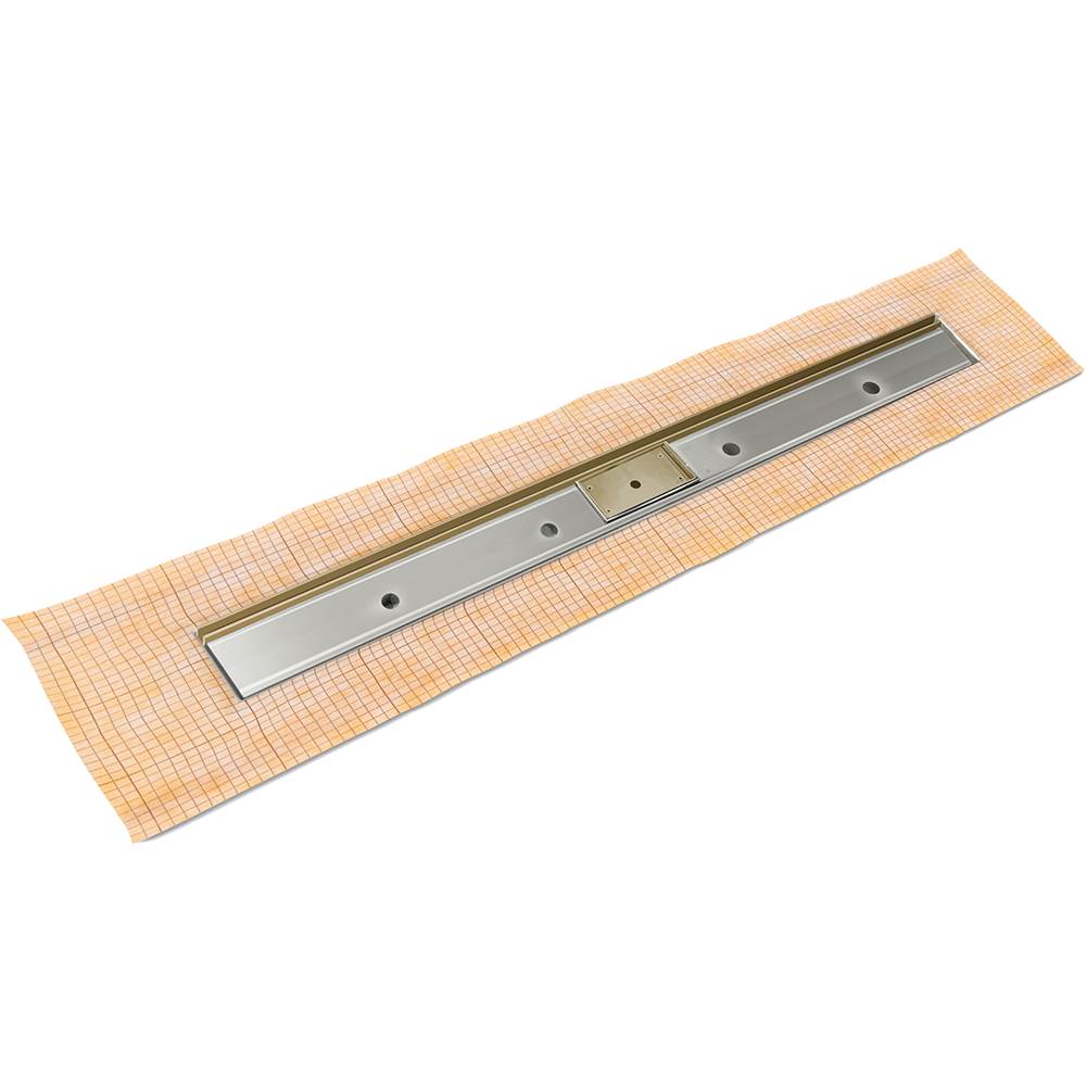 Infinity Drain 48'' Slot Drain Complete Kit for FCS Series in Satin Bronze