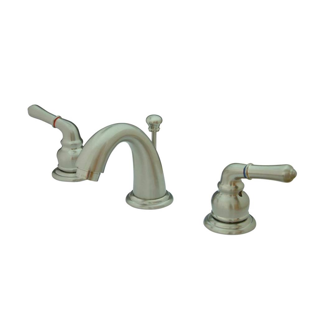 Kingston Brass Magellan Widespread Bathroom Faucet, Brushed Nickel