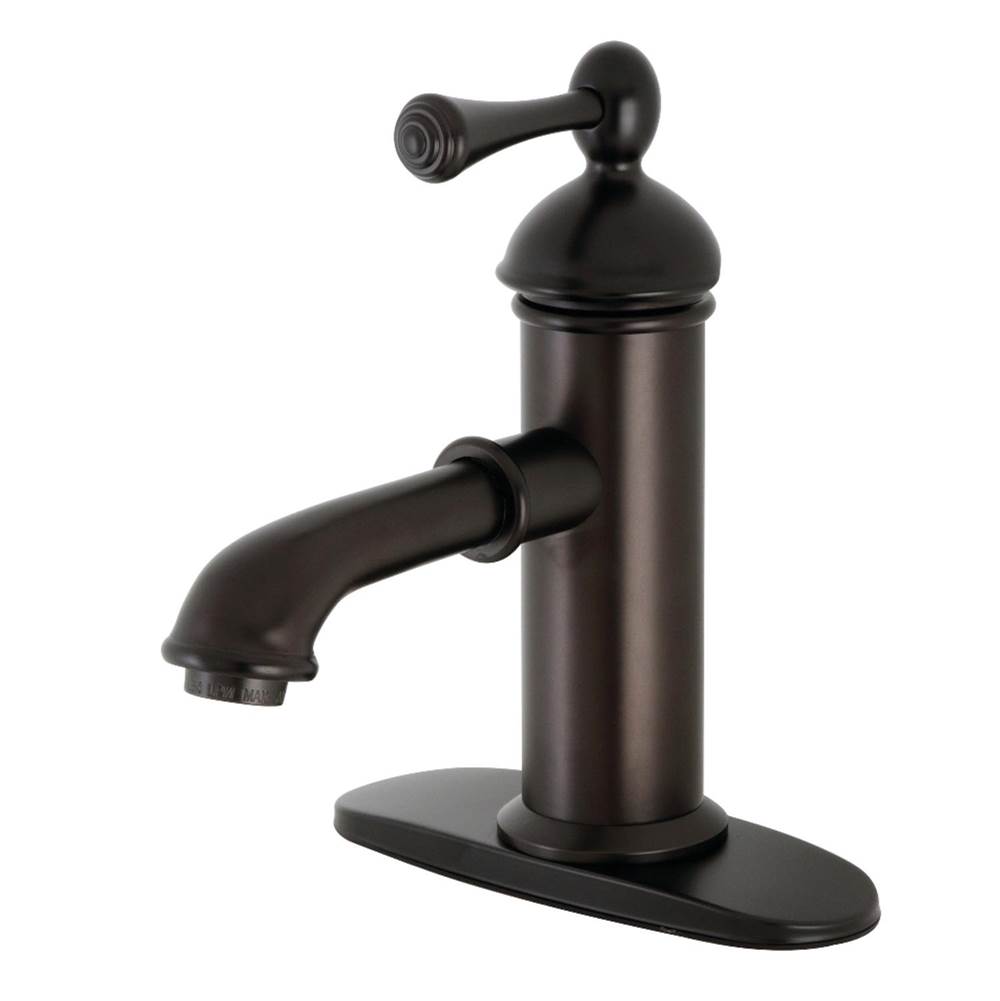 Kingston Brass Paris Single Lever Handle Bathroom Faucet, Oil Rubbed Bronze