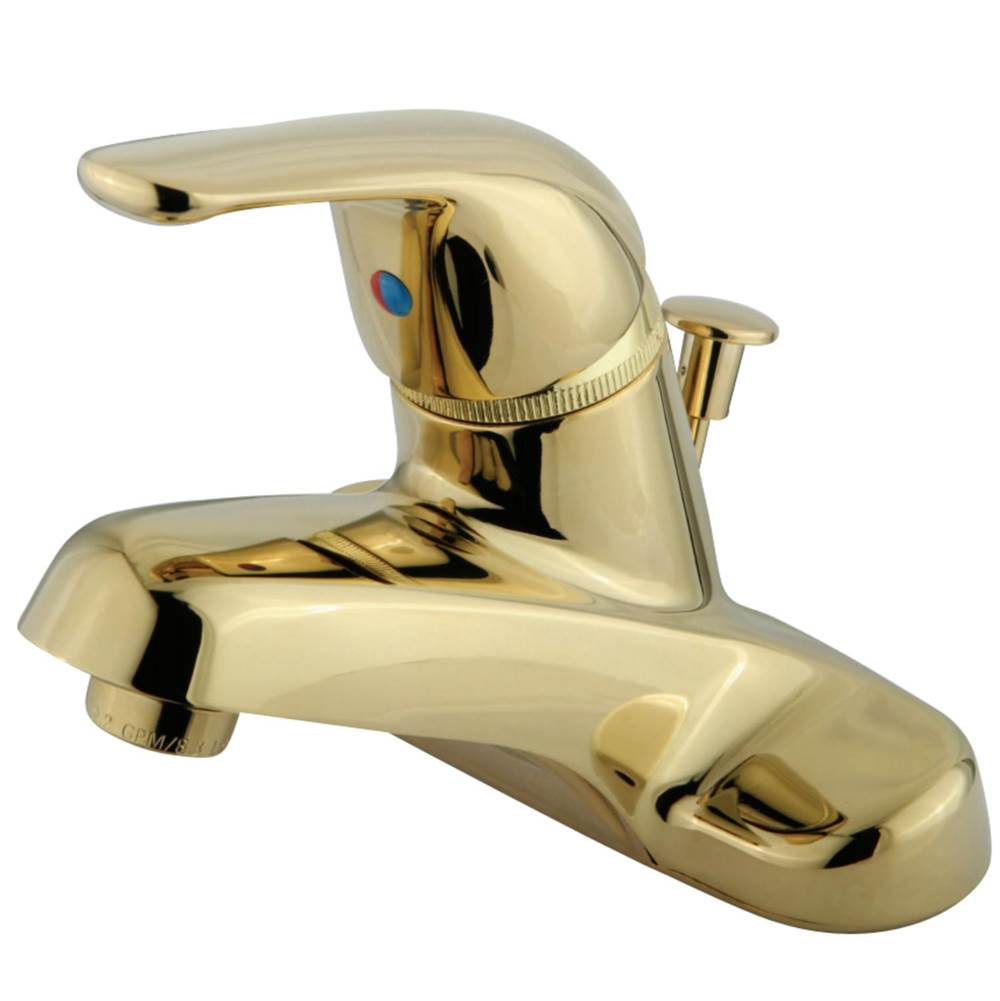 Kingston Brass Single-Handle 4 in. Centerset Bathroom Faucet, Polished Brass