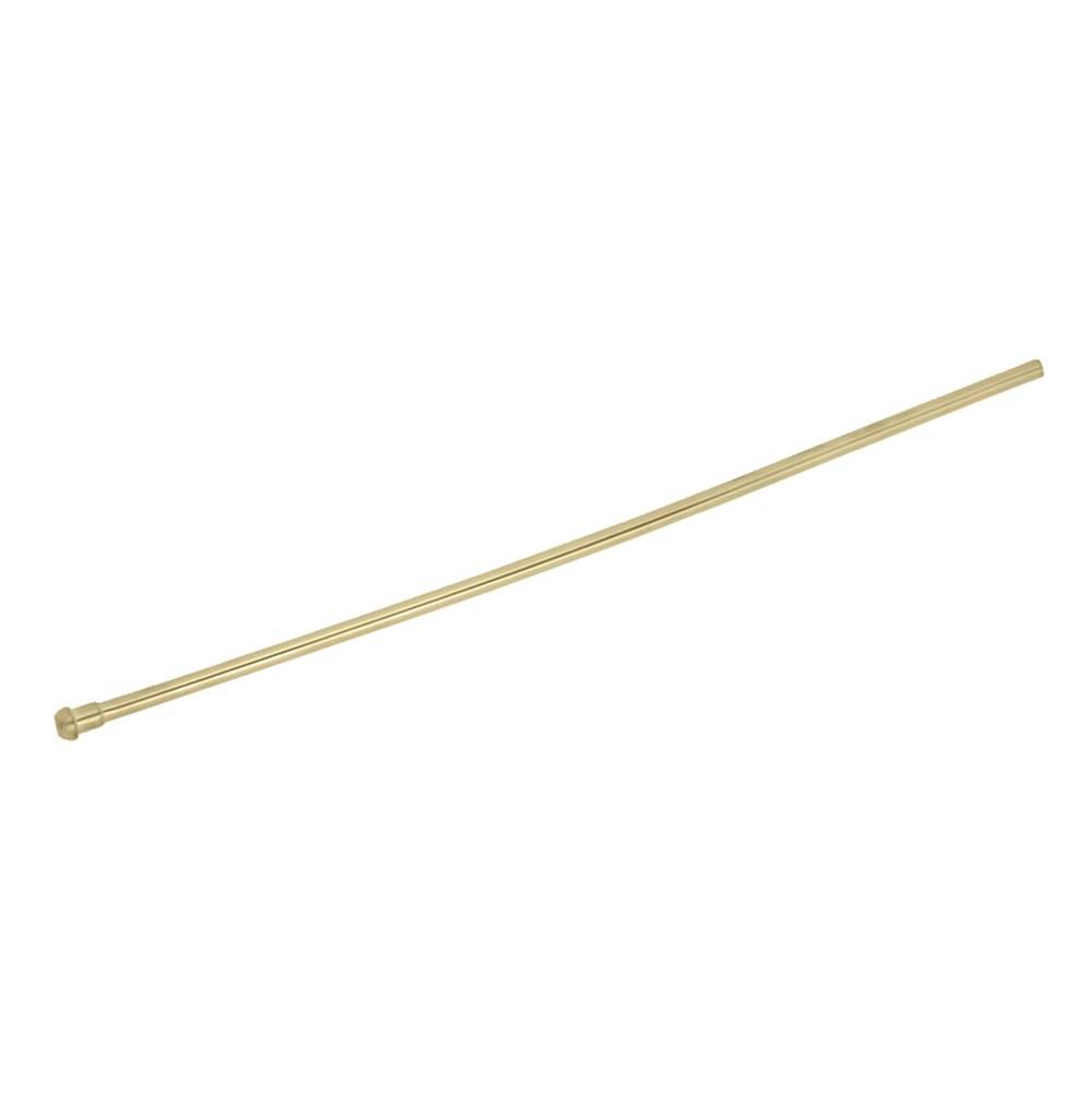 Kingston Brass Complement 20 in. Bullnose Bathroom Supply Line, Brushed Brass