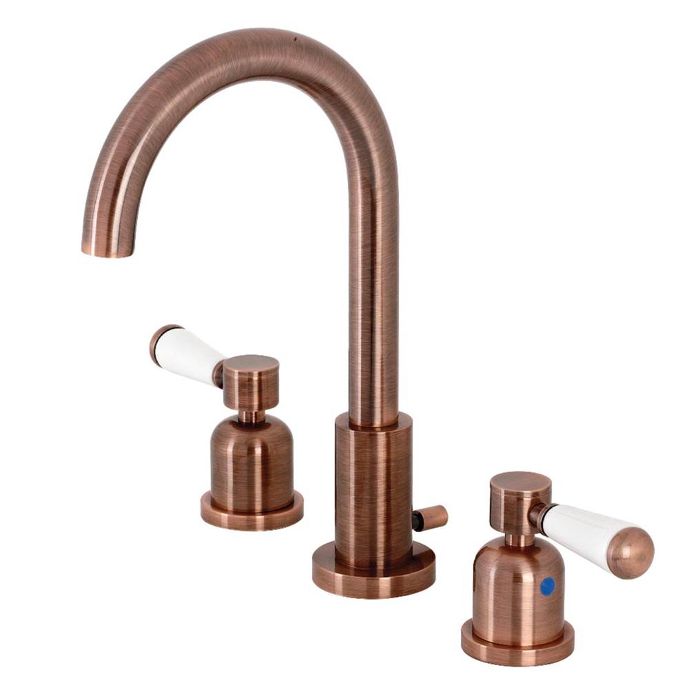 Kingston Brass Fauceture Paris Widespread Bathroom Faucet, Antique Copper