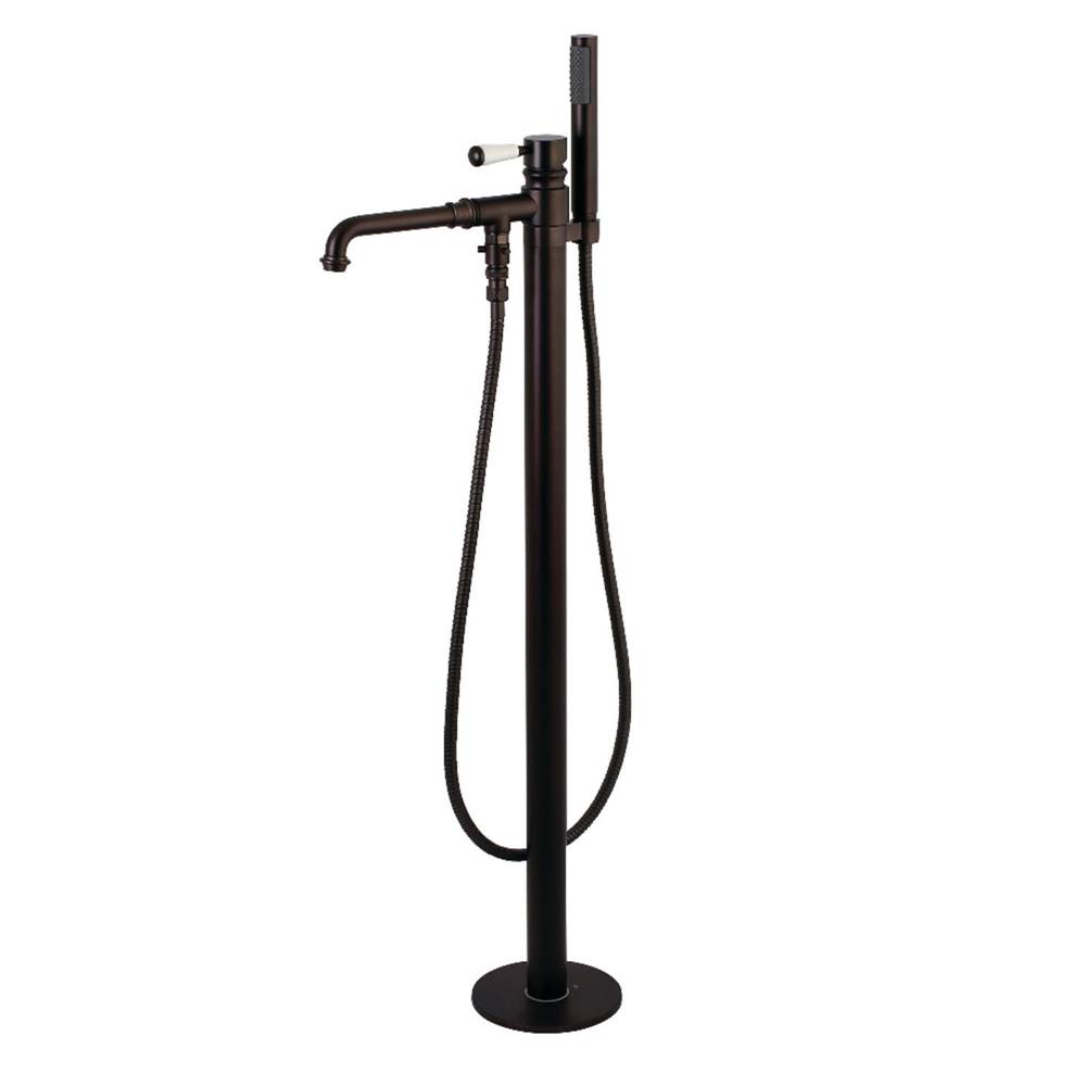 Kingston Brass Paris Freestanding Tub Faucet with Hand Shower, Oil Rubbed Bronze