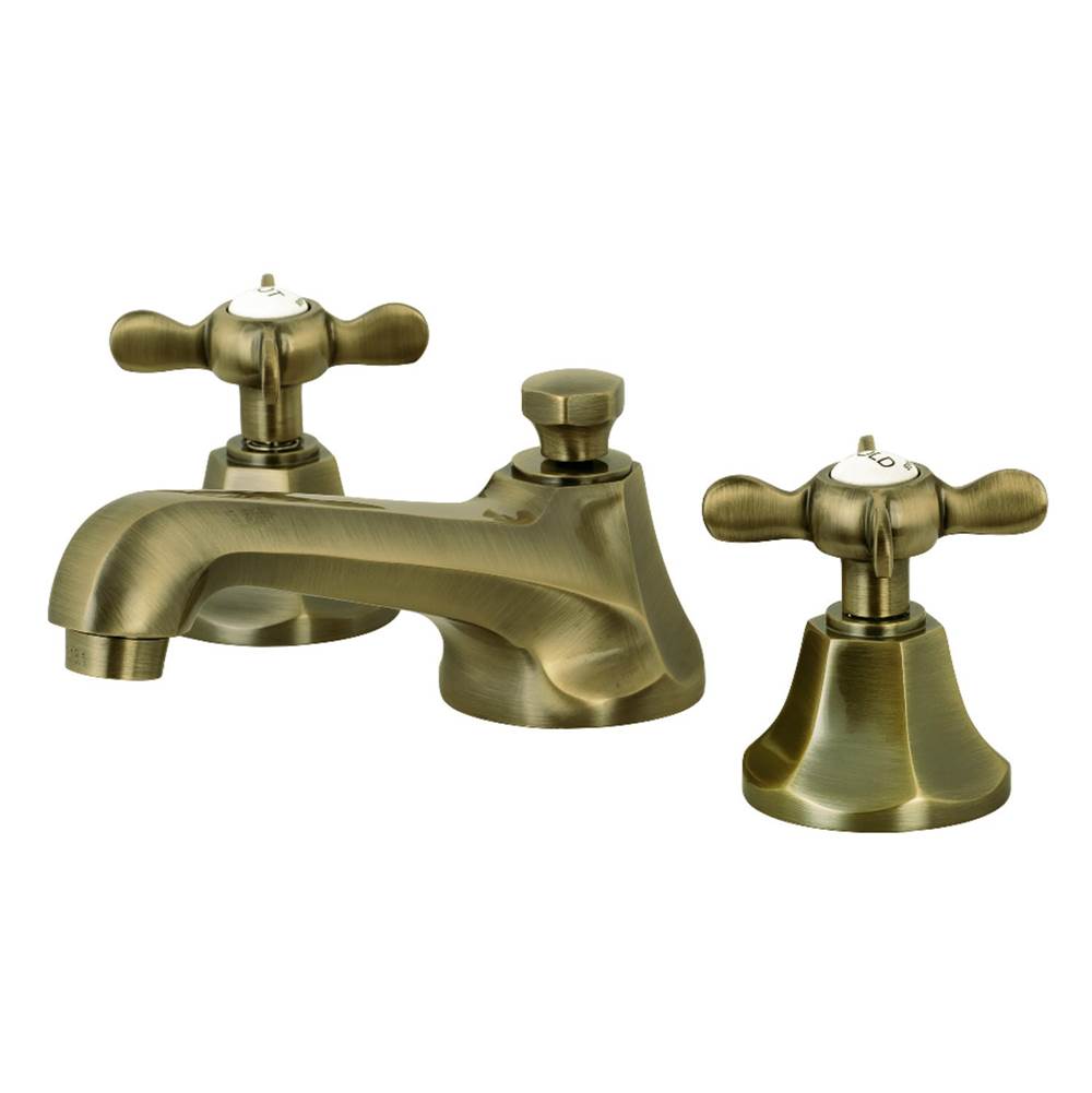 Kingston Brass Essex 8'' Widespread Bathroom Faucet, Antique Brass