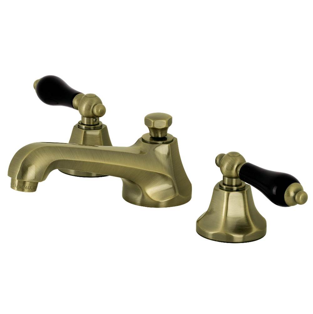 Kingston Brass Duchess Widespread Bathroom Faucet with Brass Pop-Up, Antique Brass