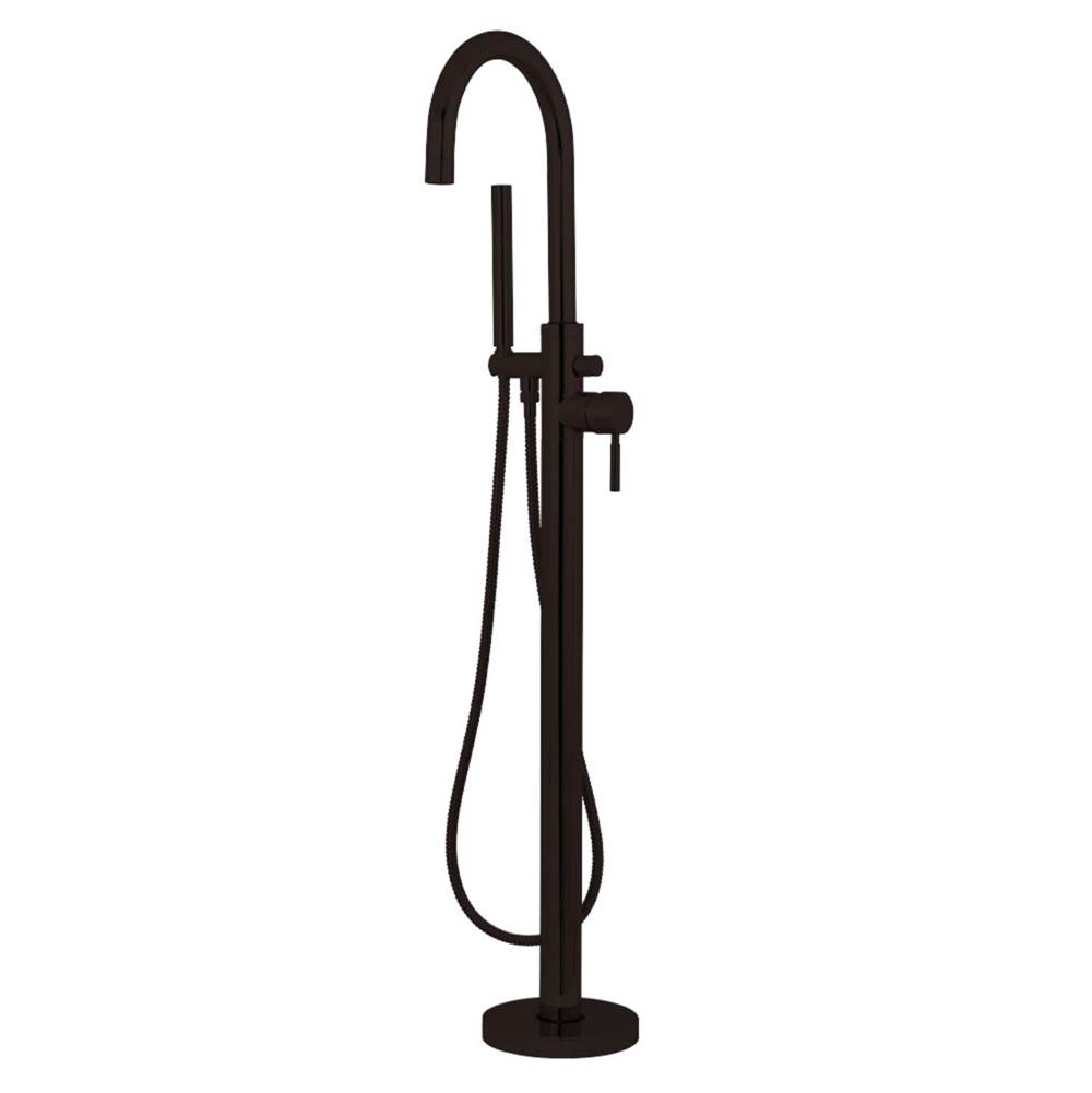 Kingston Brass Concord Freestanding Tub Faucet with Hand Shower, Oil Rubbed Bronze
