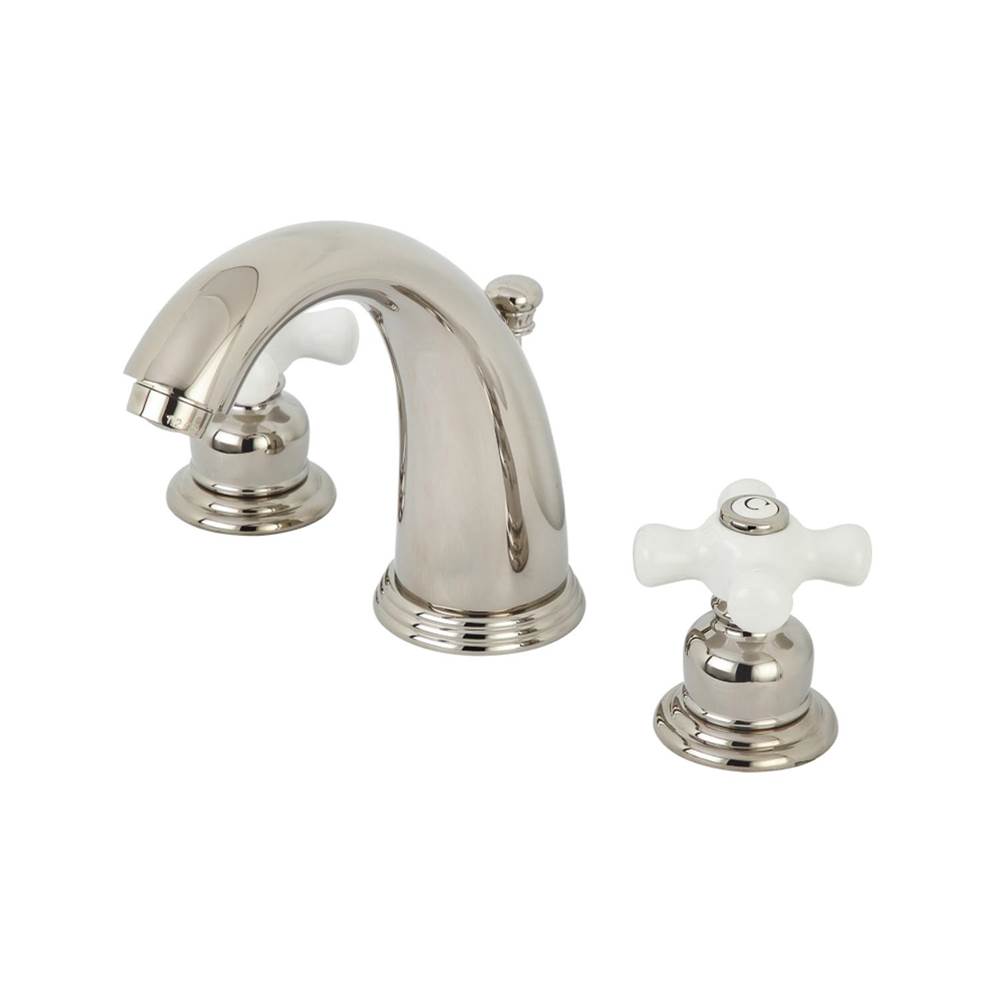 Kingston Brass Victorian 2-Handle 8 in. Widespread Bathroom Faucet, Polished Nickel