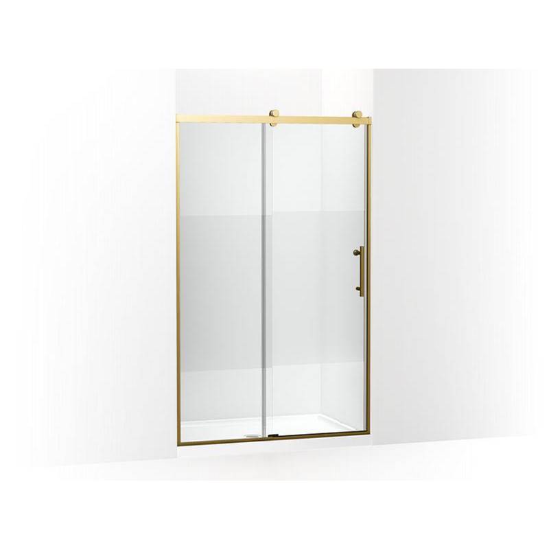 Kohler Rely™ 77'' H sliding shower door with 3/8''-thick glass