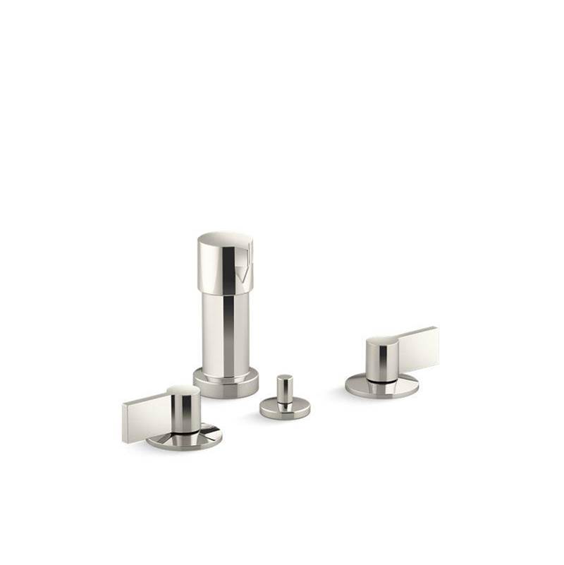 Kohler Components® Widespread bidet faucet with Lever handles