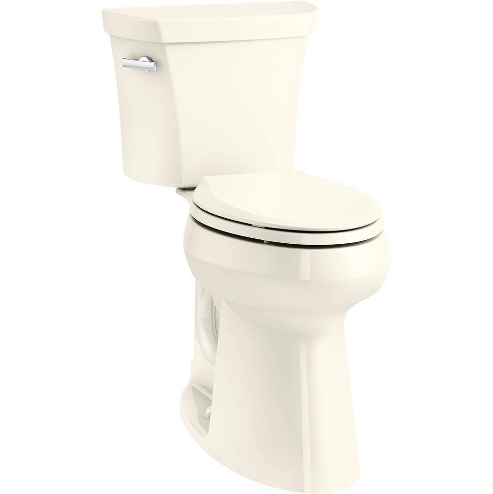 Kohler Highline® Tall Two-piece elongated 1.28 gpf tall height toilet