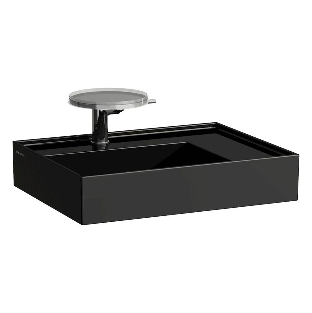 Laufen Washbasin, shelf right, with concealed outlet, w/o overflow, wall mounted