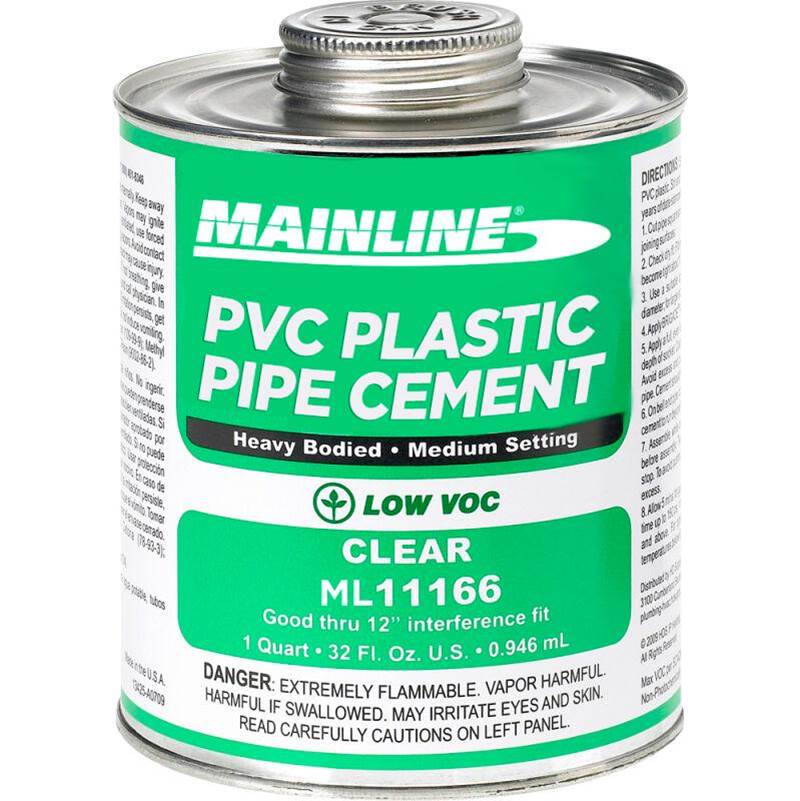 Mainline Collection PVC Clear Heavy Bodied Cement