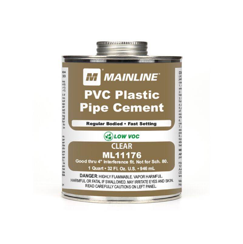 Mainline Collection PVC Clear Regular Bodied Cement