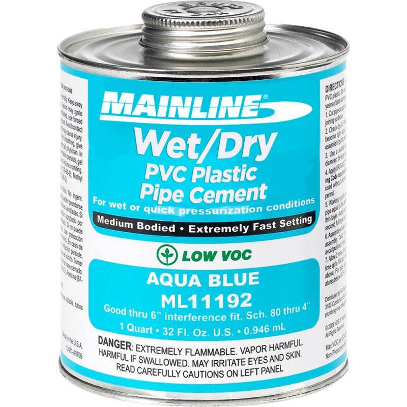 Mainline Collection PVC Wet/Dry Aqua Blue Medium Bodied Cement