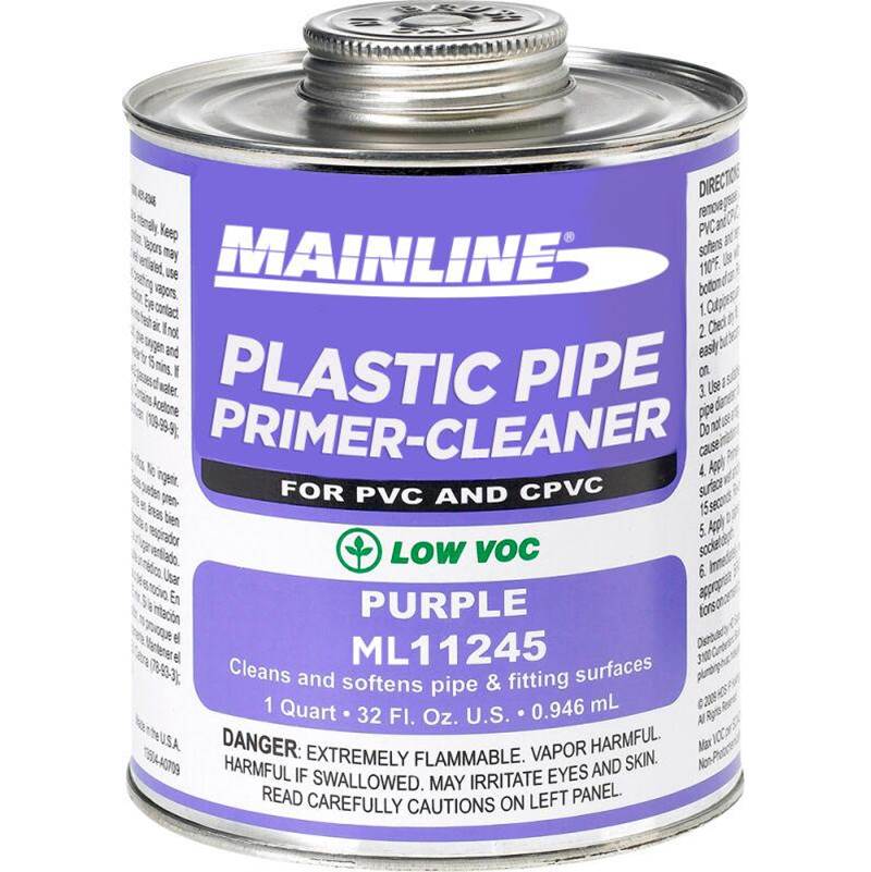 Mainline Collection PVC and CPVC Purple Primer-Conditioner