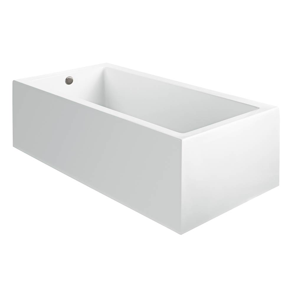 MTI Baths Andrea 17A Acrylic Cxl Sculpted 2 Side Air Bath Elite - White (54X30)