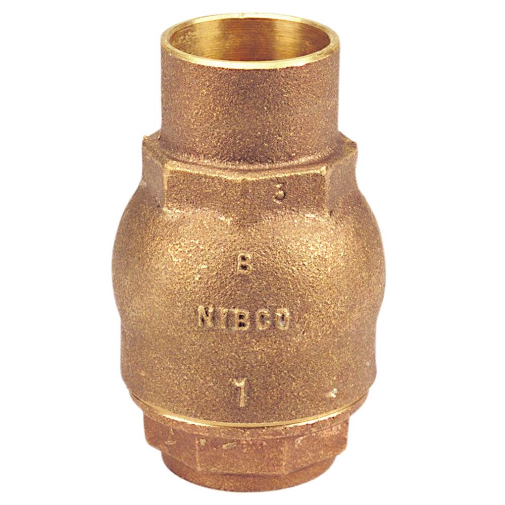 Nibco S480 1 Solder Ring Check Valve Bronze