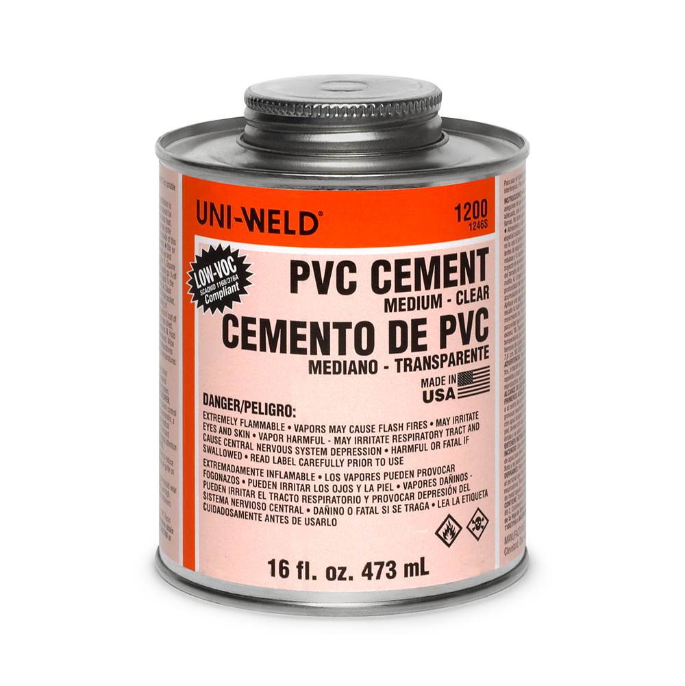 Oatey Clear Pvc Medium Body Cement Pt