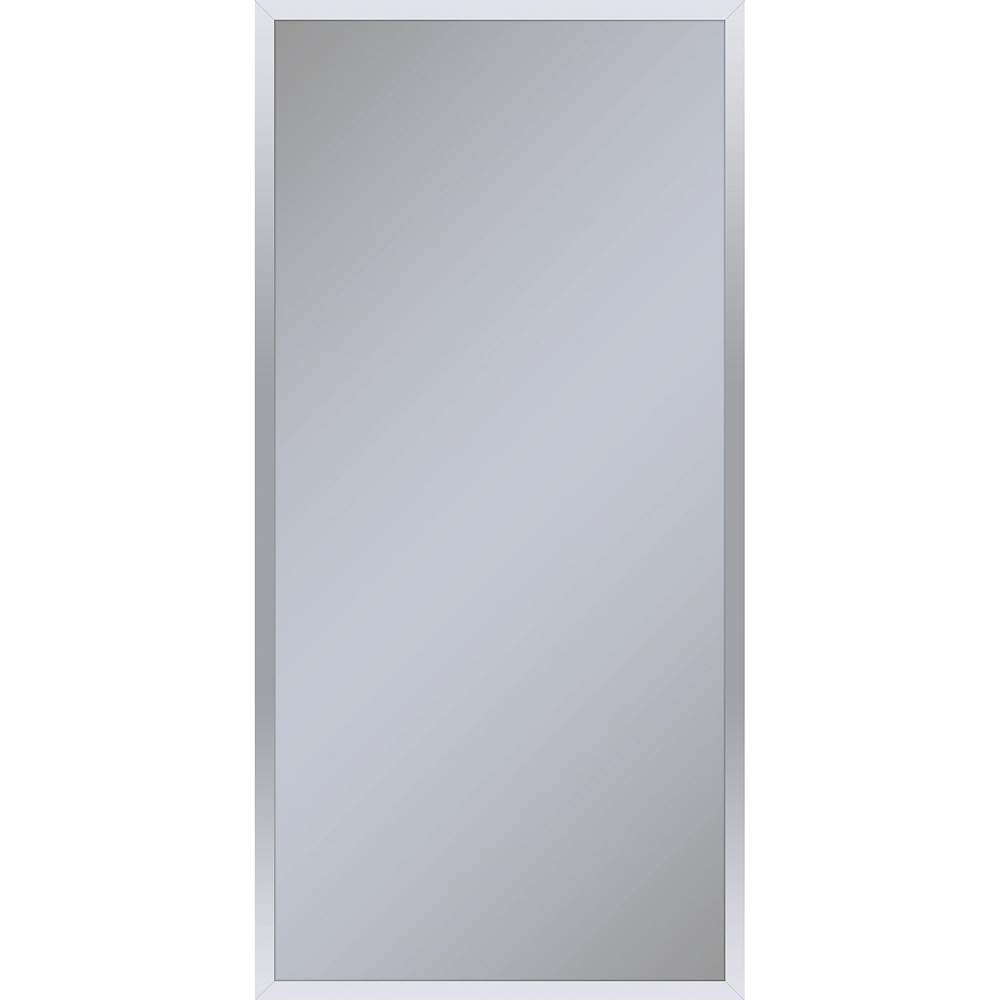 Robern Profiles Framed Cabinet, 20'' x 40'' x 4'', Chrome, Non-Electric, Reversible Hinge