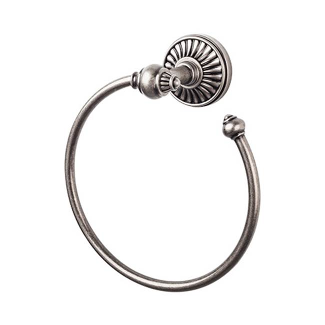 Top Knobs Tuscany Bath Ring  Antique Pewter