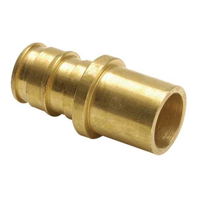 Uponor Propex Lf Brass Sweat Fitting Adapter, 1 1/2'' Pex X 1 1/2'' Copper