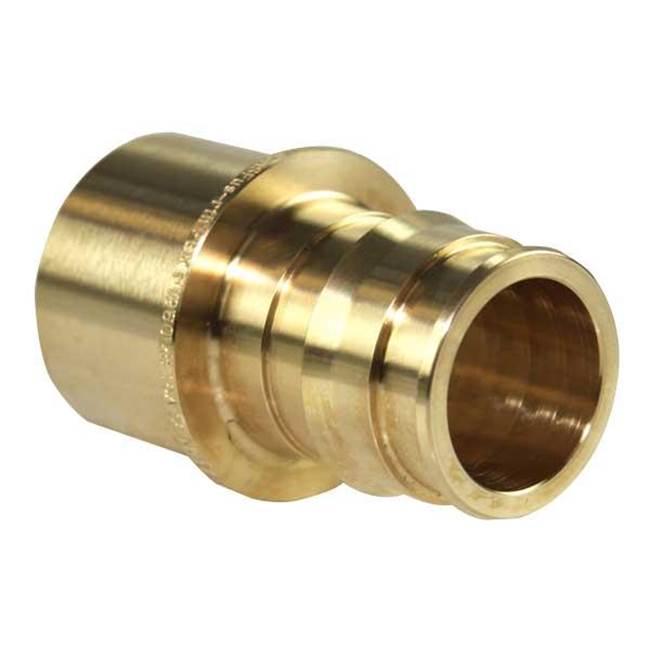 Uponor Propex Brass Fitting Adapter, 1 1/4'' Pex X 1 1/4'' Copper