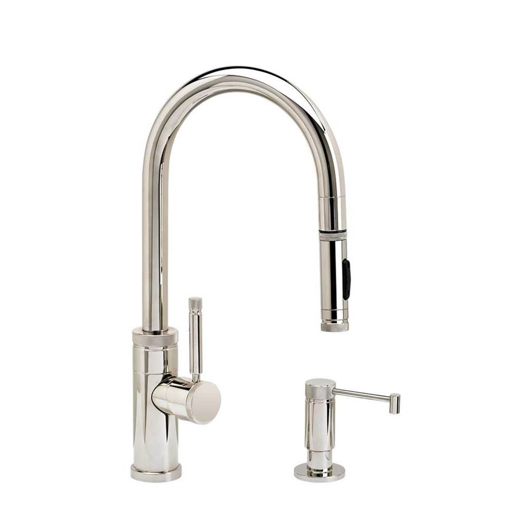 Waterstone Waterstone Industrial Prep Size PLP Pulldown Faucet - Toggle Sprayer - 2pc. Suite