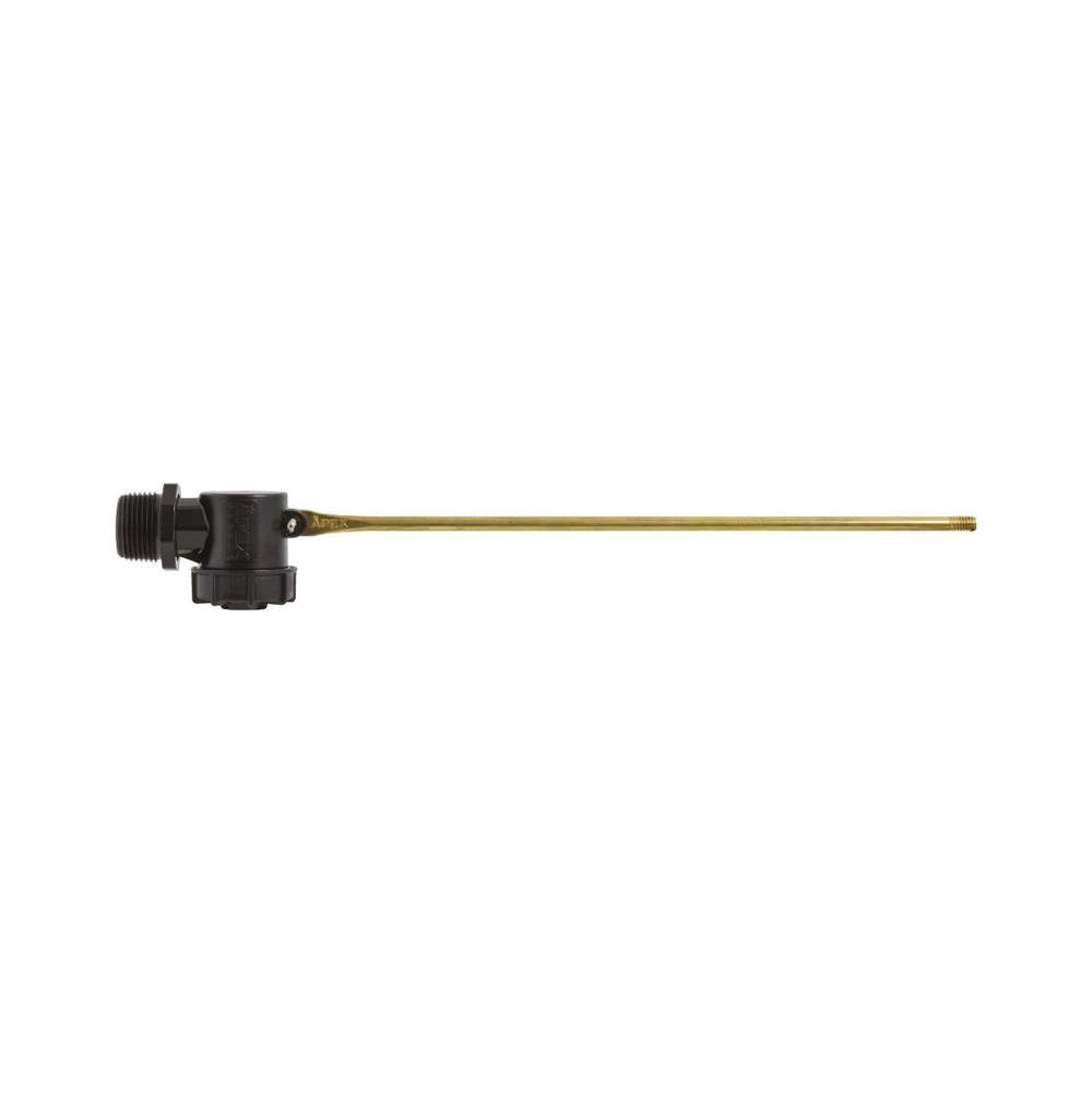Watts 3/4 and 1 IN Black Plastic Piston Operated Float Valve with Cord and Nipple