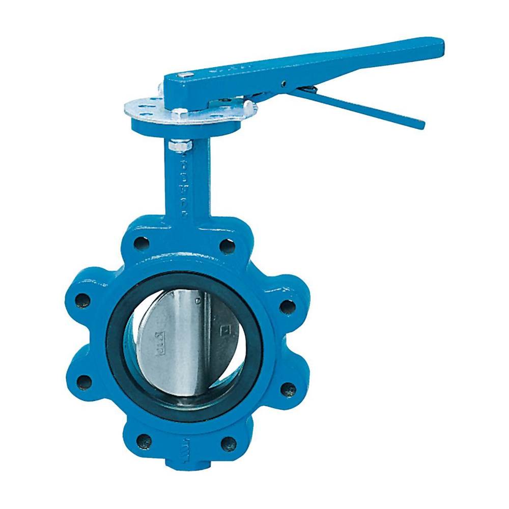 Watts 10 In Domestic Butterfly Valve, Full Lug, Ductile Iron Body, 316 Ss Disc, 316 Ss Shaft, Epdm Seat, Lever Handle
