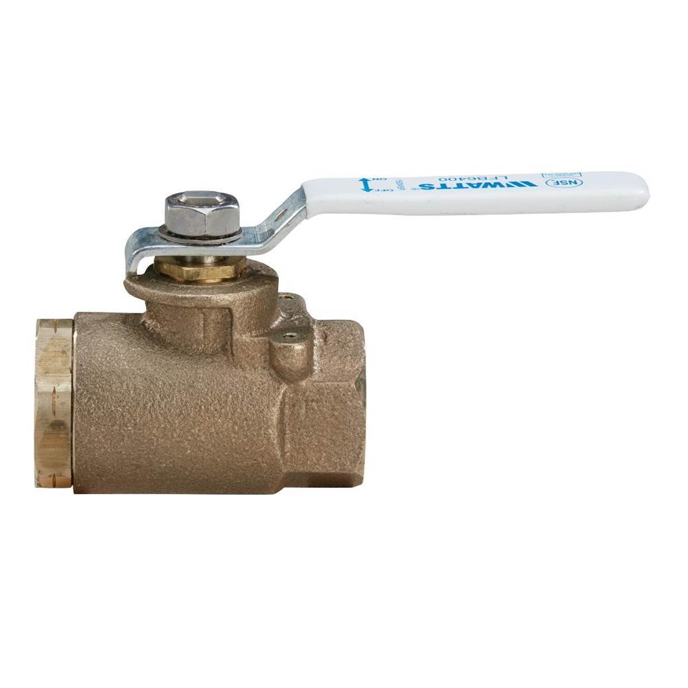 Watts 1 In Lead Free 2-Piece Standard Port Ball Valve With Actuator Mounting Pads