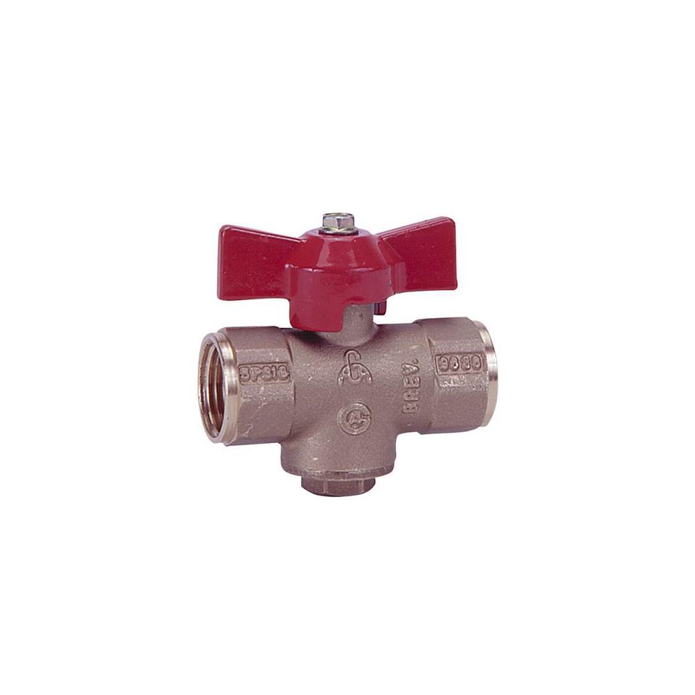 Watts 1/2 In 1-Piece Ball Valve For Gas With Npt Female Connections, Tee Handle