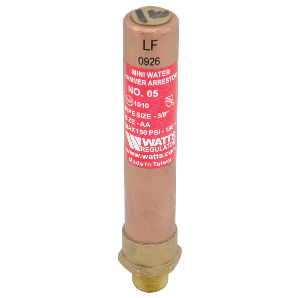 Watts 3/8 In Lead Free Mini Water Hammer Arrestor With Npt Threaded End Connection