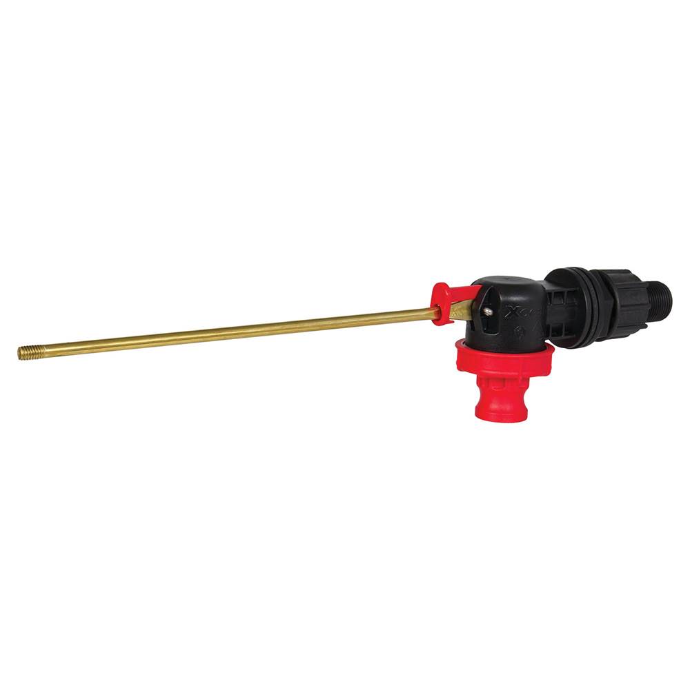 Watts 1 x 3/4 IN Black Plastic Long Tail Piston Operated High Flow Float Valve with Cord and Nipple